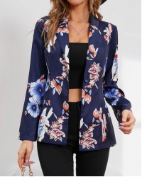 VINTAGE PRINTED FLORAL BLAZER